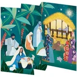 Božićne čestitke u setu od 5 kom Away in the Manger -