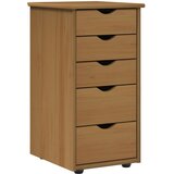  Cabinet Medeno smeđa 34 x 39 x 61,5 cm Čvrsto borovo drvo | shoptok.hr