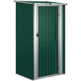  Vrtna kućica zelena 118,5x97x209,5 cm pocinčani čelik | shoptok.hr
