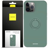 Spacecase SILIKONSKI OVITEK RING ZA IPHONE 12 PRO MAX TEMNO ZELEN OVITEK, (21964034) | Shoptok.si
