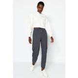 Trendyol Anthracite Cargo Loose Joggers with Pocket, Thick Knitted Sweatpants | Shoptok.si