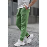 Madmext Green Cargo Pocket Basic Sweatpants 6527