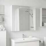  Kupaonski ormar s ogledalom Bijelo 70 x 14 5 x 70 cm | shoptok.hr