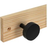 Casa Selección Crna/u prirodnoj boji zidna vješalica od masivnog bora 40 cm Anillos – | shoptok.hr