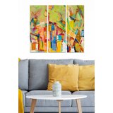 Wallity MDF129236510 multicolor decorative mdf painting (3 pieces) | ePonuda.com