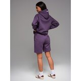 Ombre Unisex sweat shorts with drawstring waistband - purple | ePonuda.com