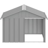  za pse sivi 116,5x103x81,5 cm pocinčani čelik | Eponuda.com