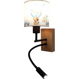  Brilagi-LED Flex. lampa BOBO WOOD 1xE27/25W/230V + LED/3W hrast/crna/bela/plava/meda | Eponuda.com