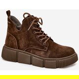 Big Star Suede Low Women's Ankle Boots On Platform | Shoptok.si
