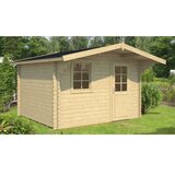 Male kuće Drvena vrtna kuća LUGO 350 × 320 cm – bez završnog krovnog pokrova | shoptok.hr