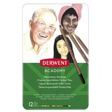 DERWENT boje drvene aquarelle 12boja u metalnoj kutiji (za portrete) academy 2300386 | ePonuda.com
