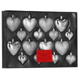  Ca0960 set božićnih kuglica u obliku srca 16 kom. | shoptok.hr