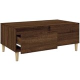  Stolić za kavu smeđa boja hrasta 90x50x36 5cm konstruirano drvo | shoptok.hr