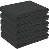  Tkanina za stol 5 kom. Tamnosiva 110 x 110 cm Poliester | shoptok.hr