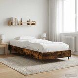  Krevetna konstrukcija Dimljeni hrast 80 x 200 cm | shoptok.hr