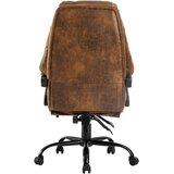 MID.YOU PISARNIŠKI STOL kovina, umetna masa, tekstil rjava, črna | Shoptok.si