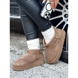 DStreet Botki damskie SNOWTRED khaki | shoptok.hr