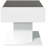  Stolić za kavu s LED bijeli 70x50x45 cm od konstruiranog drva | shoptok.hr
