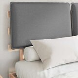  Posteljni okvir z oblazinjenim vzglavjem Svetlo siva, (5000101960) | Shoptok.si