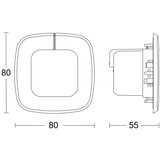 Steinel 057510 - senzor prisustva ir quattro slim xs 4m DALI-2 beli | Eponuda.com