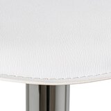 Casa Selección Bijele barske stolice u setu podesive visine 2 kom od umjetne kože (visine sjedala 73 cm) – | shoptok.hr