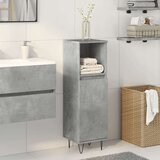 vidaXL Kopalniška omarica betonsko siva 30x30x100 cm inženirski les | Shoptok.si