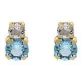 Victoria Cruz jasmine aquamarine mindjuše sa swarovski kristalima ( a3751-10dt ) cene