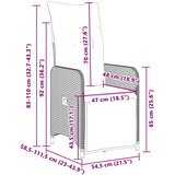  9-dijelni vrtni bistro set od poliratana s jastucima crni | shoptok.hr