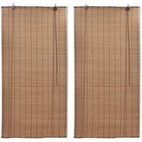  Rolete od bambusa 2 kom smeđe 120 x 220 cm | shoptok.hr
