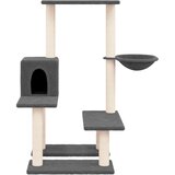  Penjalica za mačke sa stupovima za grebanje tamnosiva 94,5 cm | shoptok.hr