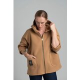 New collection Camel transitional light jacket with hood | Shoptok.si