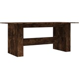  Blagovaonski stol boja dimljenog hrasta 180 x 90 x 76 cm drveni | shoptok.hr