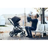 Thule Sleek crni okvir crna dječja kolica | shoptok.hr