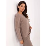Italy Moda Sweater-IT-SW-2219.63-dark beige | Shoptok.si