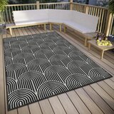 Hanse Home Crno-bijeli vanjski tepih 160x230 cm Pangli Black – | shoptok.hr