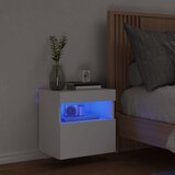  Zidni TV ormarić s LED svjetlima bijeli 40 x 30 x 40 cm | shoptok.hr
