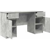  Stol s ladicama Beton siva 140 x 49 x 76 cm Konstruirano drvo | Eponuda.ba