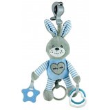 Baby Mix plišani zeko s vibracijom grey-blue | shoptok.hr