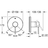 Grohe Essence jednoručna baterija za tuš 24057A01 | ePonuda.com