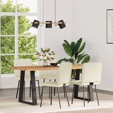  Jedilni stoli 4 kosi krem žamet, (21822143) | Shoptok.si