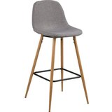 CARRYHOME BARSKI STOL, svetlo siva Cene