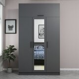 Hanah home minar 255 - anthracite anthracite wardrobe | ePonuda.com