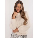 Italy Moda Sweater-MI-SW-1311.31-light beige Cene
