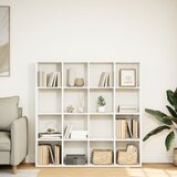 Ormarić za knjige bijeli 137,5x29x137,5 cm konstruirano drvo | Eponuda.com