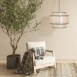  Visilica na sajli TAKARA 1xE27/20W/230V, prečnik 40 cm, bež | Eponuda.com