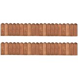  Vrtne obrobe 2 kosa 120 cm impregnirana borovina, (20758224) | Shoptok.si