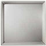  Vrtna saksija 2 kom. Srebrna 50 x 50 x 75 cm Nehrđajući čelik | shoptok.hr
