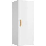 Maison Chic Stenska omarica - Zidna omarica visok sijaj bela 34,5x34x90 cm inženirski les iu414, (22062421) Cene