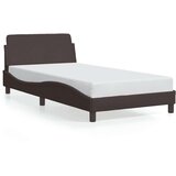  Okvir za krevet Dover tamnosmeđi 100x200 cm od tkanine | shoptok.hr