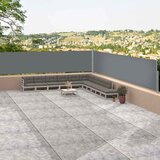 The Living Store Zložljiva stranska tenda antracitna 117x1200 cm - Stranska Tenda, (21750688) | Shoptok.si
